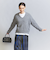 フォックスカシミヤブレンド  Vネックニットプルオーバー