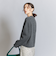 ウールカシミヤ アクアラグランクルーネックニット