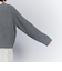 ウールカシミヤ アクアラグランクルーネックニット