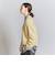 ウールカシミヤ アクアラグランクルーネックニット