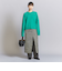 ウールカシミヤ アクアラグランクルーネックニット