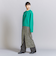 ウールカシミヤ アクアラグランクルーネックニット