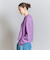 ウールカシミヤ アクアラグランクルーネックニット