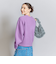 ウールカシミヤ アクアラグランクルーネックニット
