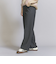 裏起毛バックゴム ストレートパンツ-ウォッシャブル-