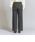 裏起毛バックゴム ストレートパンツ-ウォッシャブル-