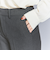 裏起毛バックゴム ストレートパンツ-ウォッシャブル-