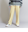 裏起毛バックゴム ストレートパンツ-ウォッシャブル-