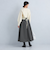 ＜SHIORI IRIE × green label relaxing＞リボンプルオーバー × ジャカードスカート