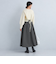 ＜SHIORI IRIE × green label relaxing＞リボンプルオーバー × ジャカードスカート