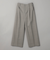 チェック タック ストレートパンツ