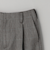 チェック タック ストレートパンツ