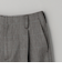 チェック タック ストレートパンツ