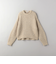 ビジュー×フェザーヤーン クルーネックニット