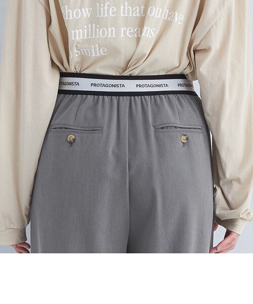 別注】＜PROTAGONISTA＞ロゴ ワイド パンツ｜ユナイテッドアローズ  