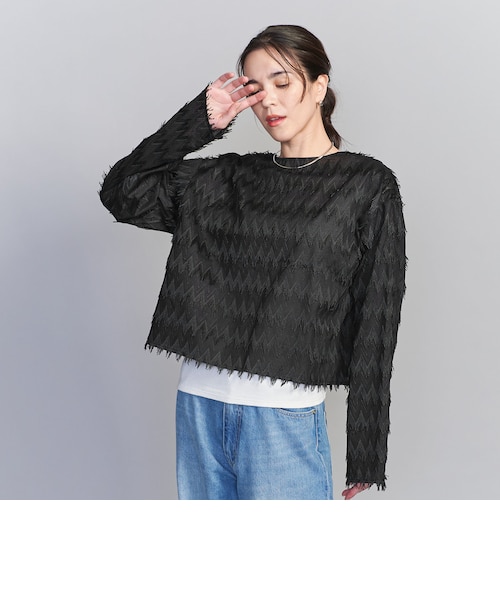 エンブロイダリー 2WAY シアーブラウス｜ユナイテッドアローズ  