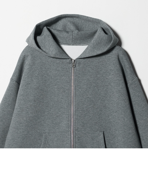 ダンボールニット ダブルジップフーディー パーカー＜A DAY IN