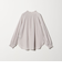 シャーリング ハイネックブラウス  ＜A DAY IN THE LIFE＞