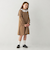 チェック シロエリ ワンピース / キッズ 140cm-160cm