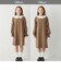 チェック シロエリ ワンピース / キッズ 140cm-160cm