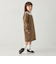 チェック シロエリ ワンピース / キッズ 100cm-130cm