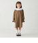 チェック シロエリ ワンピース / キッズ 100cm-130cm