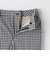 ［size SHORTあり］キチントボトムス ALLFIT ギンガムチェック テーパード パンツ