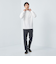 LONG FIBER COTTON クリア モックネック カットソー