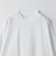 LONG FIBER COTTON クリア モックネック カットソー