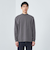 LONG FIBER COTTON クリア モックネック カットソー