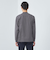 LONG FIBER COTTON クリア モックネック カットソー