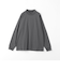 LONG FIBER COTTON クリア モックネック カットソー