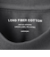LONG FIBER COTTON クリア モックネック カットソー