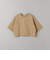 コットンポリエステル クロップド Tシャツ