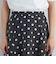 ［size SHORTあり］シアー ドット 無地 フレア スカート