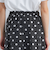 ［size SHORTあり］シアー ドット 無地 フレア スカート