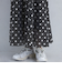 ［size SHORTあり］シアー ドット 無地 フレア スカート