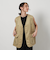 キュプラブレンド Vネック ベスト