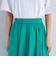 ボリューム ギャザー フレア スカート