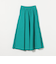 ボリューム ギャザー フレア スカート