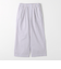 ストライプ イージー パンツ ライトブルー