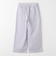 ストライプ イージー パンツ ライトブルー