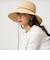 ワイドブリム ラフィアハット