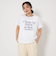 ＜at ease＞ロゴ プリント Tシャツ