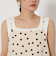 ＜at ease＞ドット キャミソール