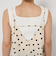 ＜at ease＞ドット キャミソール
