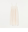 ［size SHORT/TALLあり］ベア キャミソール ワンピース オフホワイト -撥水-