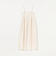 ［size SHORT/TALLあり］ベア キャミソール ワンピース オフホワイト -撥水-