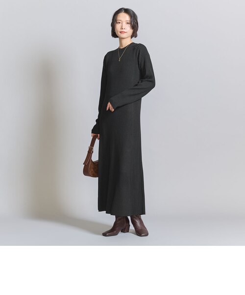 リブニット フレア ワンピース｜ユナイテッドアローズ アウトレットの