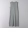 W メランジ ロングワンピース